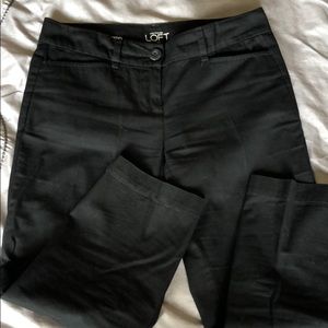 Ann Taylor Loft original crop black pants